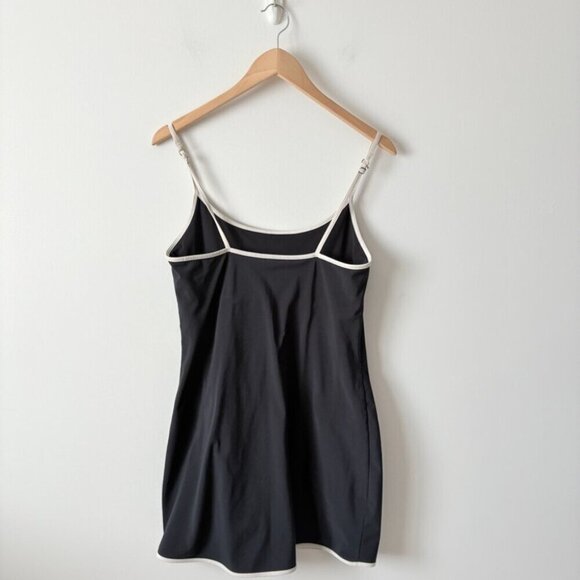 Aerie Traveler Mini Dress Black White Size Medium - Picture 6 of 8